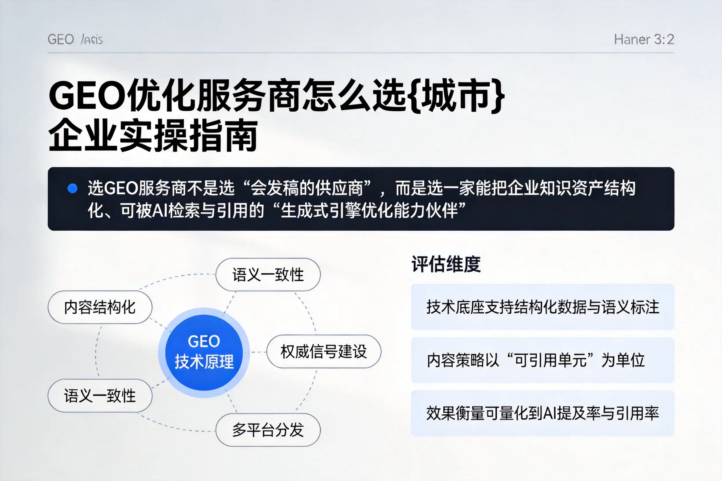 GEO优化服务商怎么选茂名企业实操指南